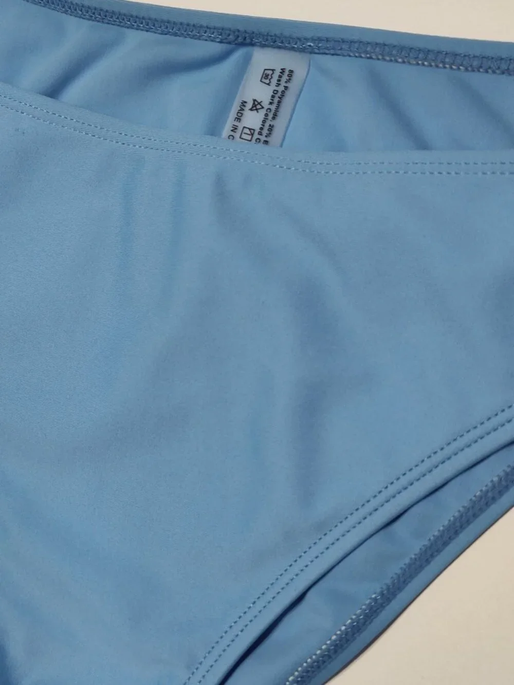 Light blue womens swimstuit swim bikini size L like new